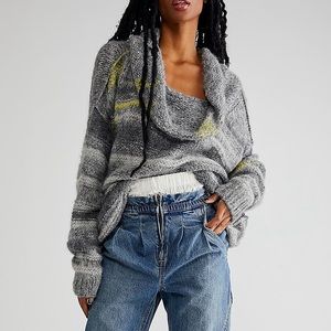 Knit Sweater pullover Free People Size M Alpaca